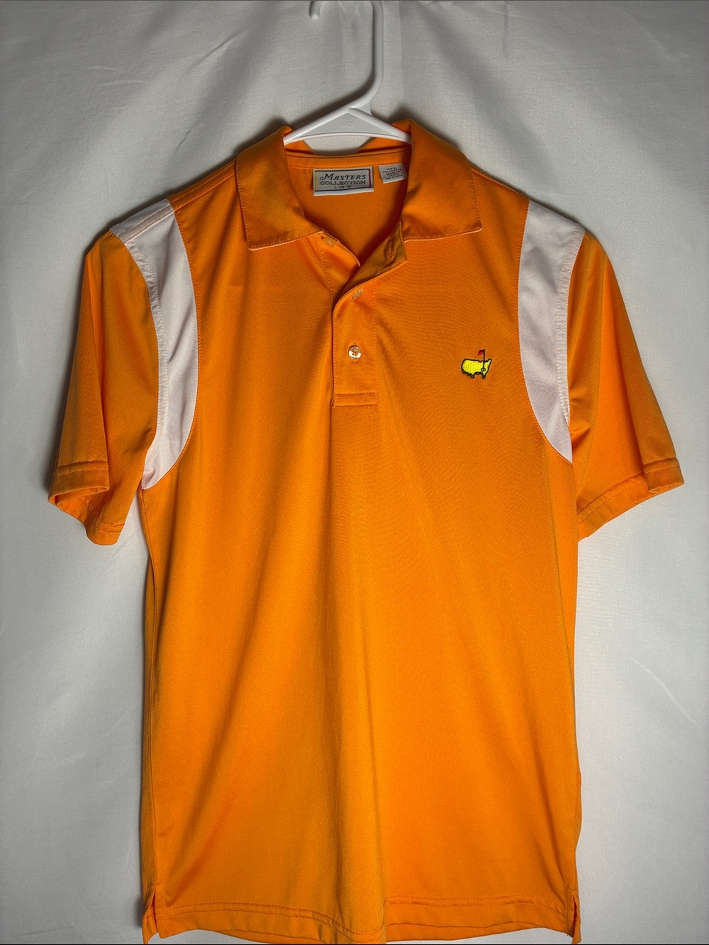 Masters Collection Youth Orange Golf Polo Size Large